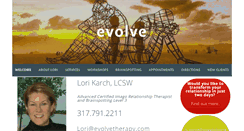 Desktop Screenshot of evolvetherapy.com